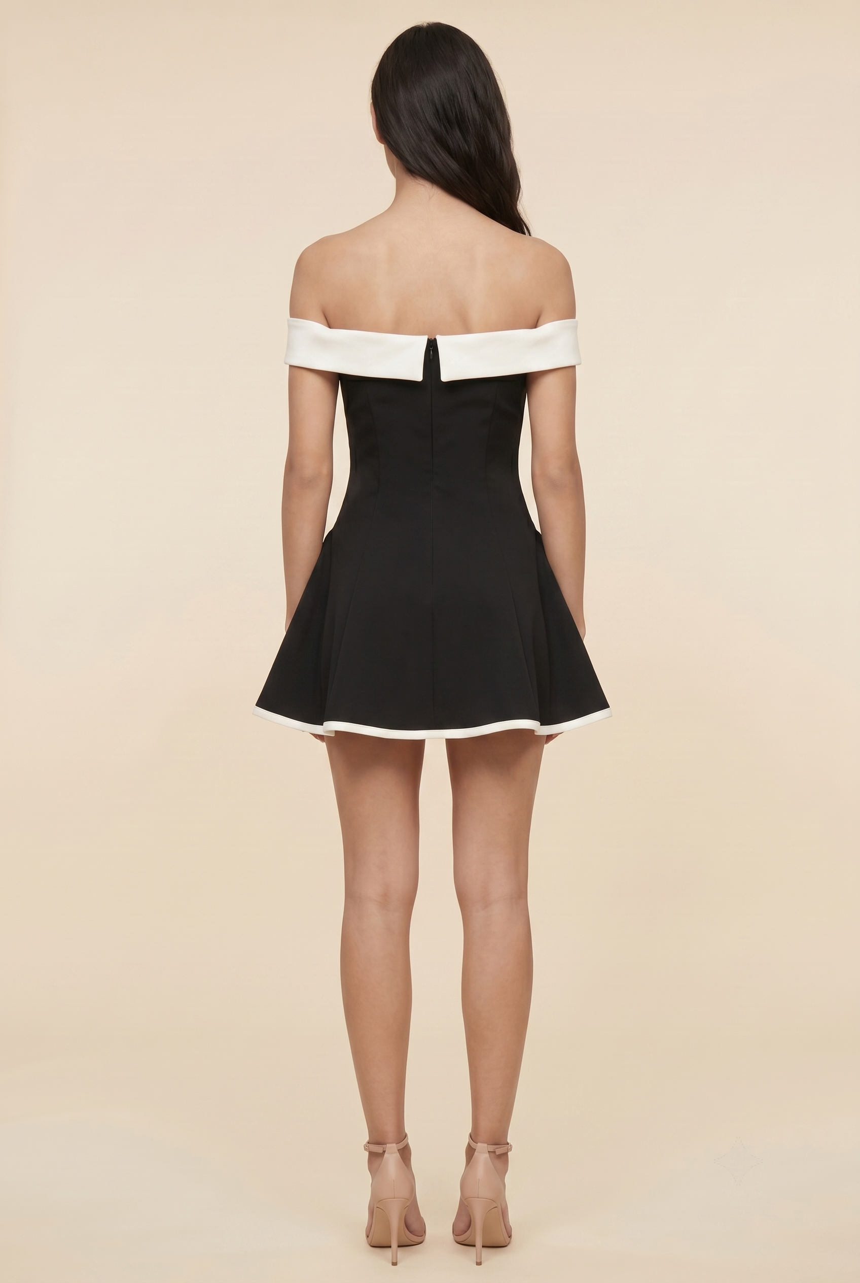 ISABELLA MINI DRESS Black back