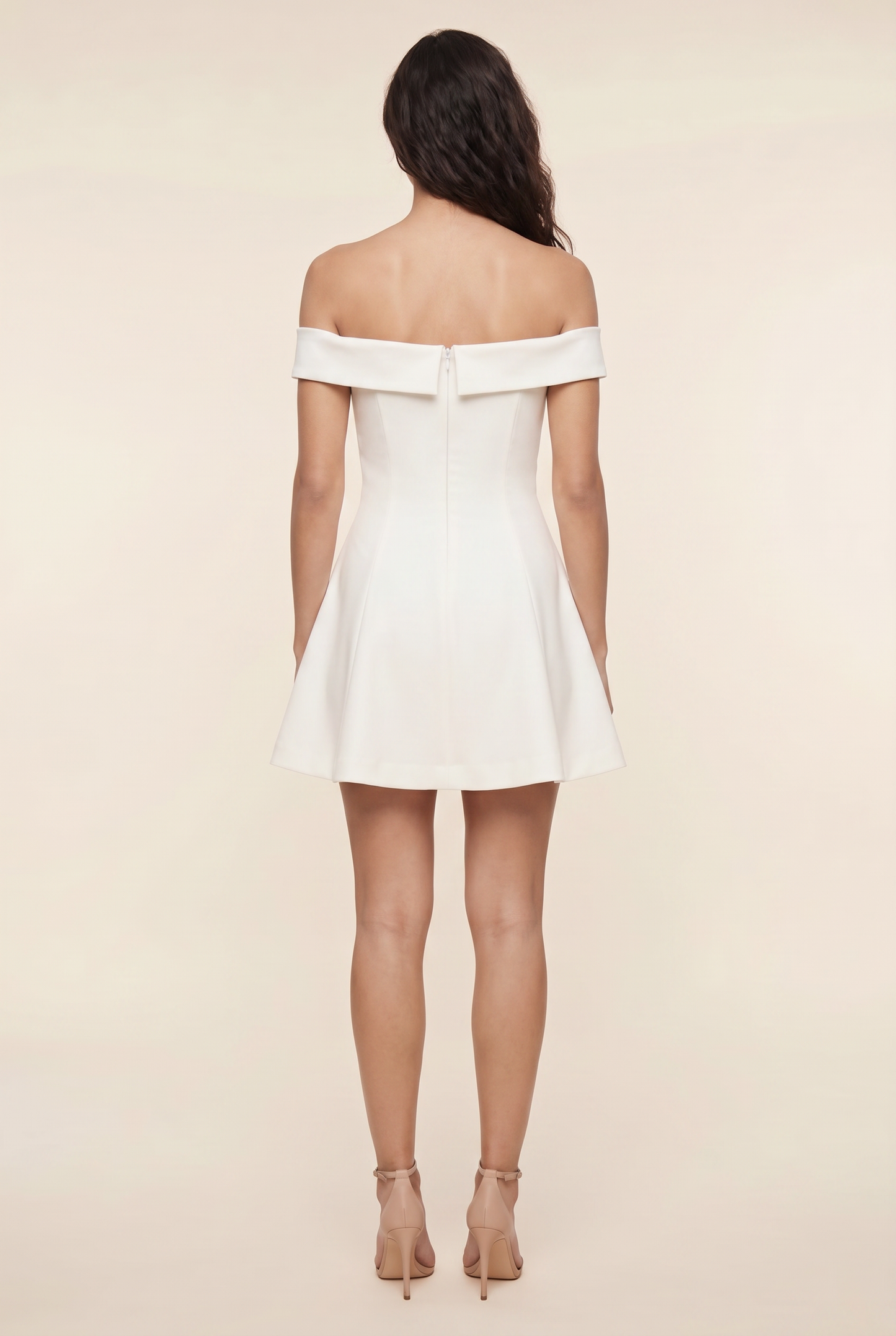 ISABELLA MINI DRESS White back