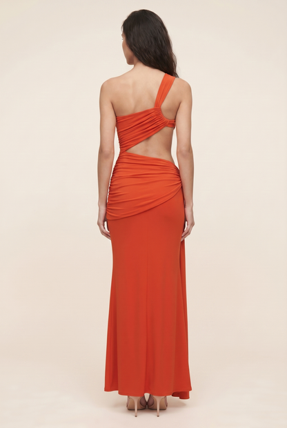 DIANA MAXI DRESS Orange back