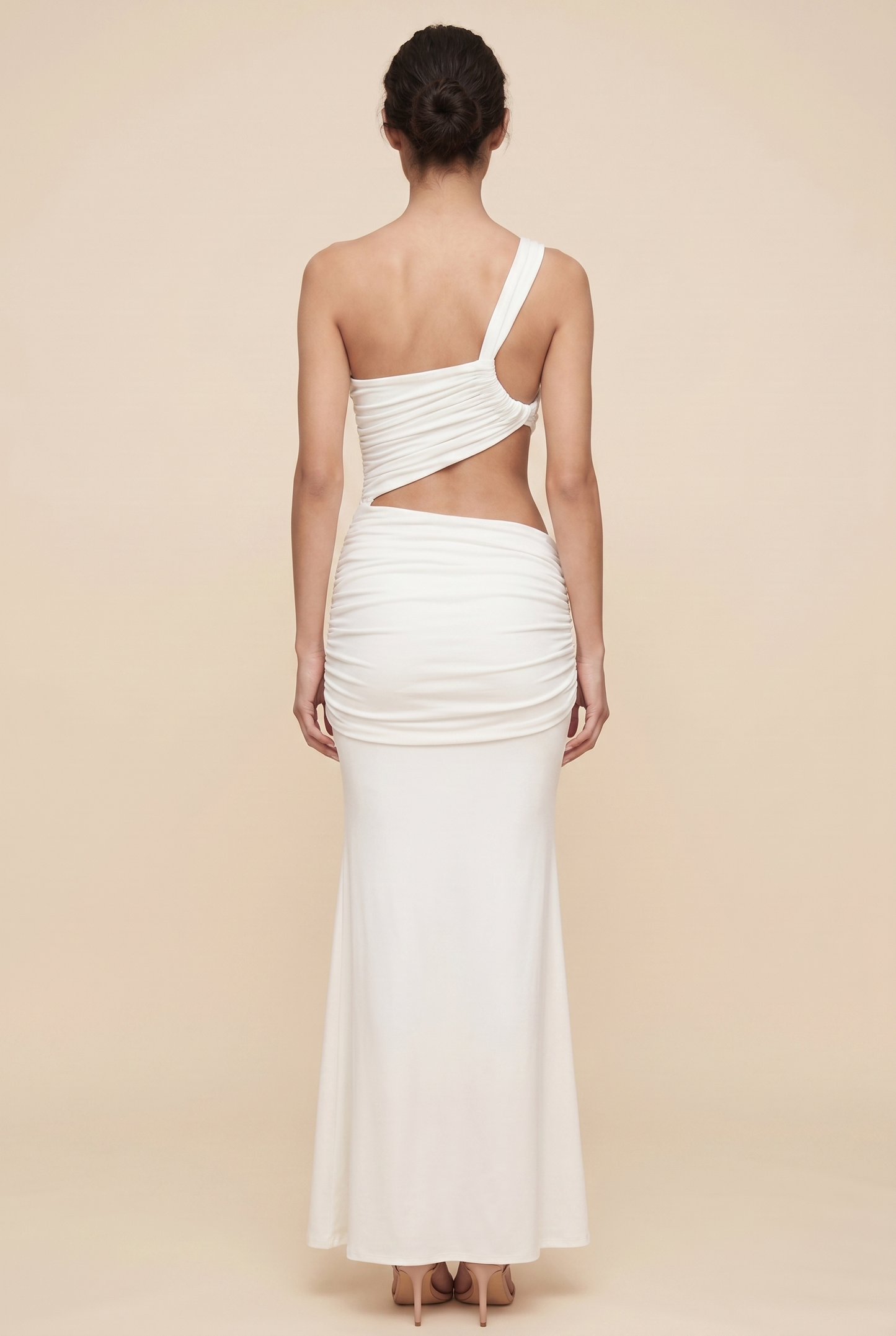DIANA MAXI DRESS White back