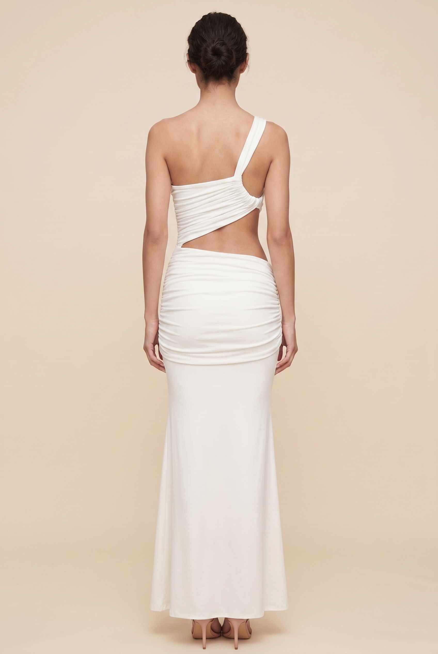 DIANA MAXI DRESS White back
