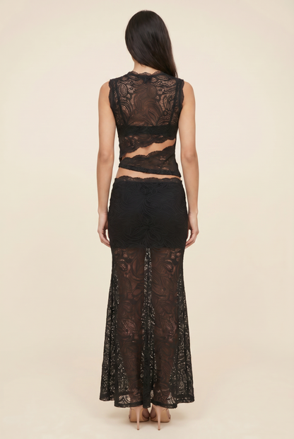 Luna Lace Black back