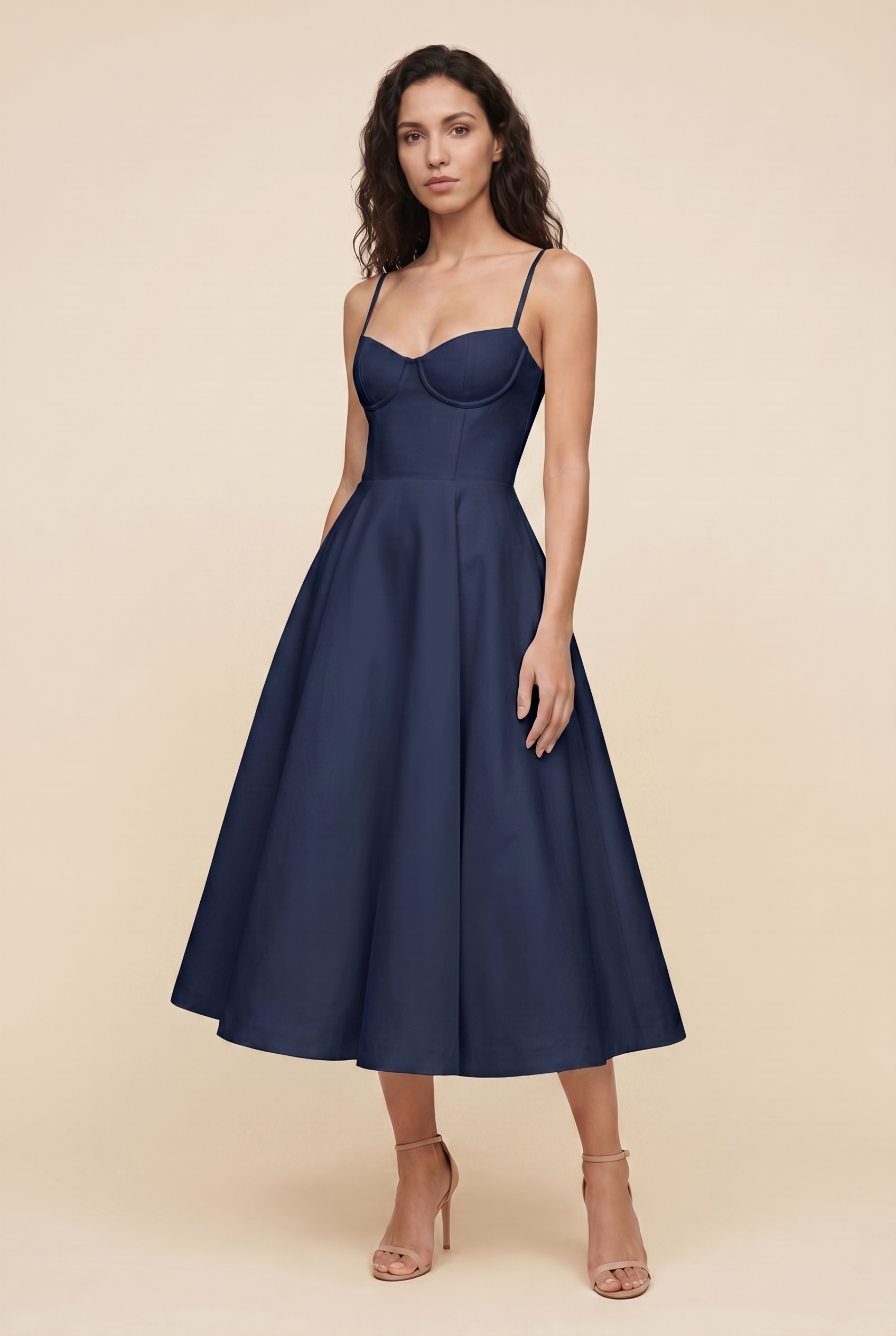 Amelie Dark Blue front