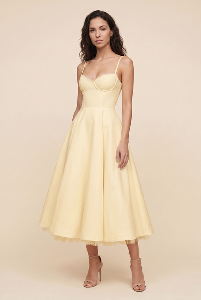 Amelie Butter Yellow front