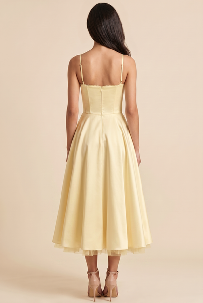 Amelie Butter Yellow back