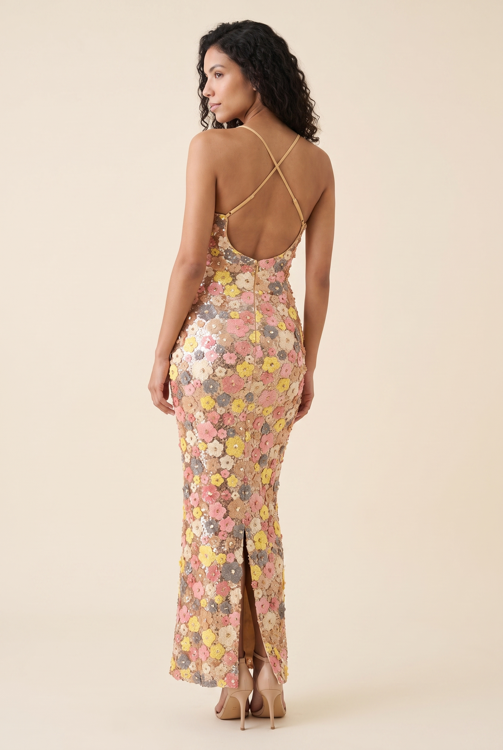 estelle maxi dress Lady Black Tie - Estelle Convertible Tie Maxi Dress
