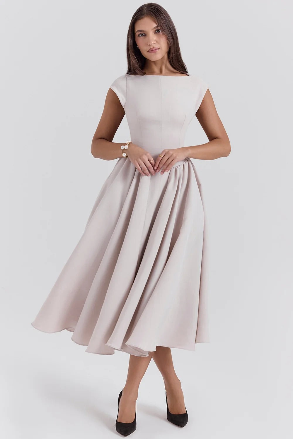 CAMILLE ELEGANCE MIDI DRESS