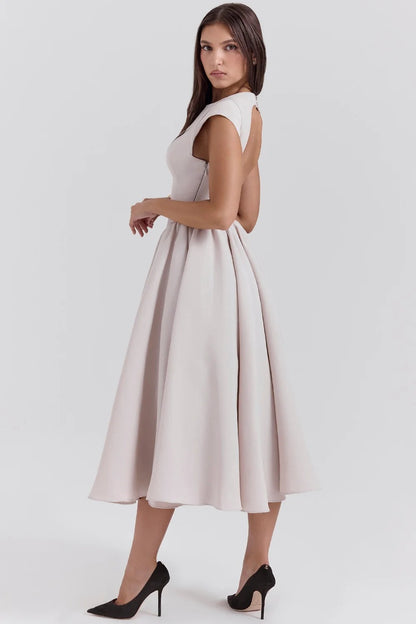 CAMILLE ELEGANCE MIDI DRESS