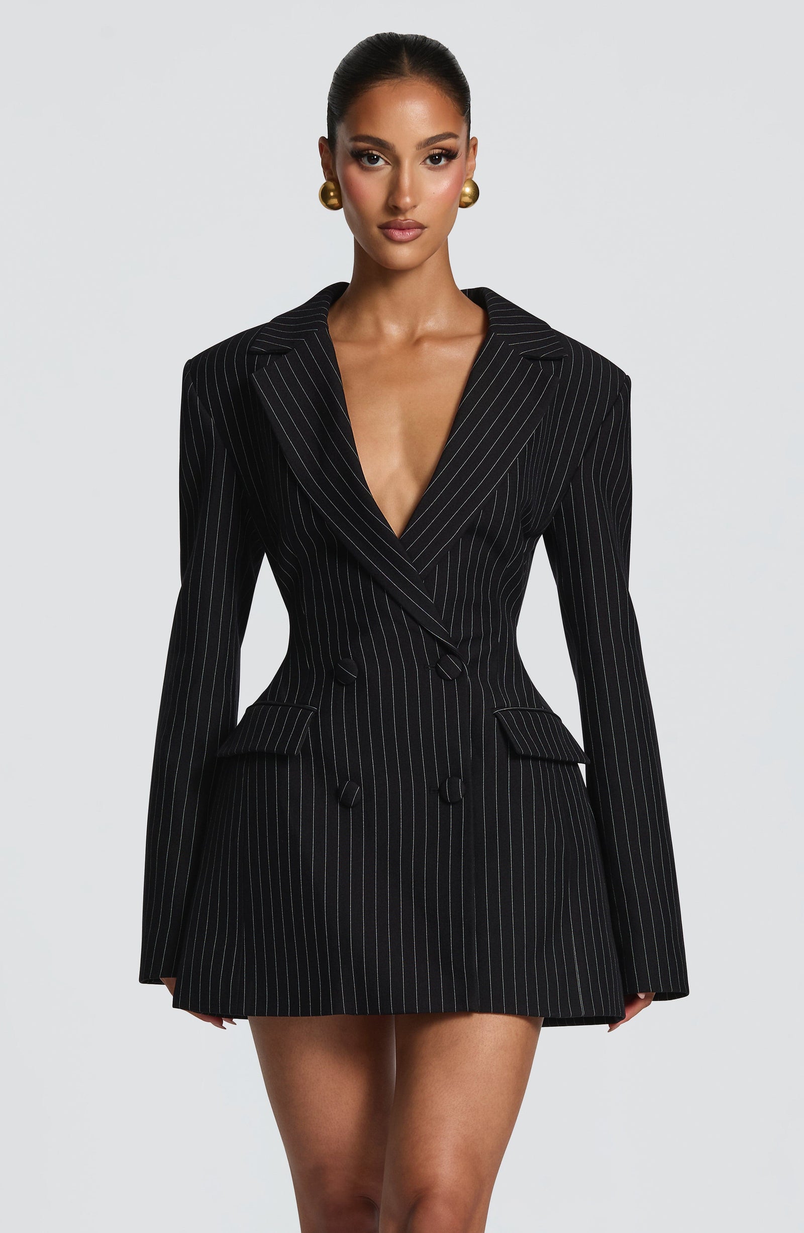 Black Pinstripe