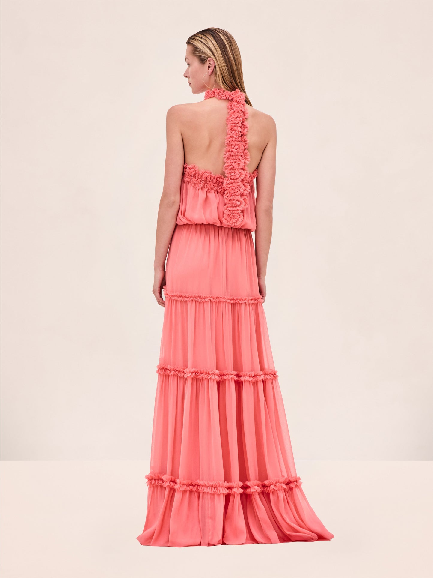 HIBISCUS Izbelle Silk Charmeuse Dress