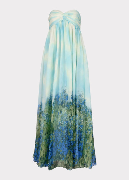 Blue Margot Ombre Maxi Dress