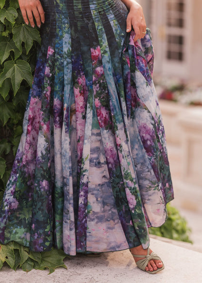 Painted Pallet Monet Floral Maxi Dress