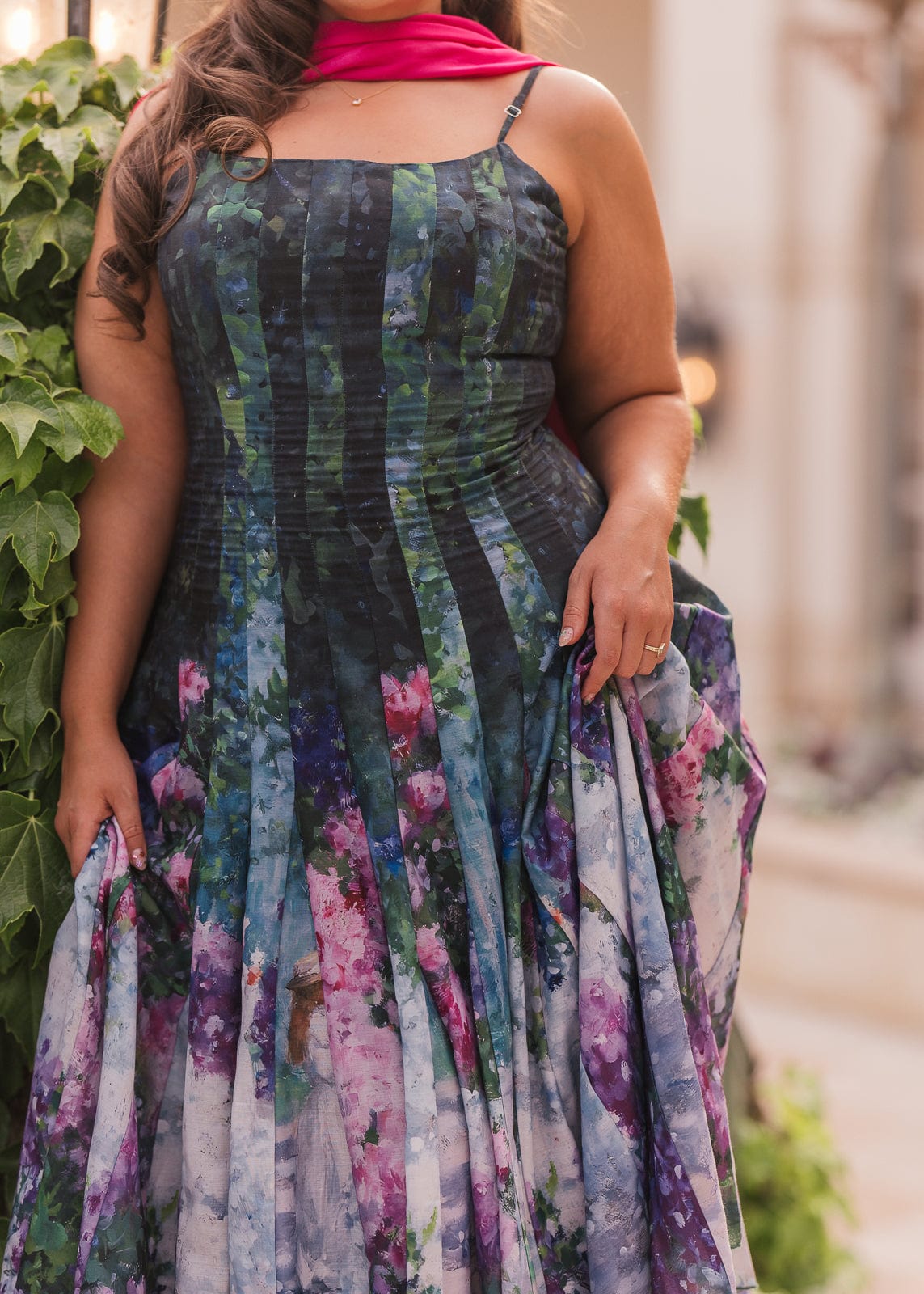Painted Pallet Monet Floral Maxi Dress