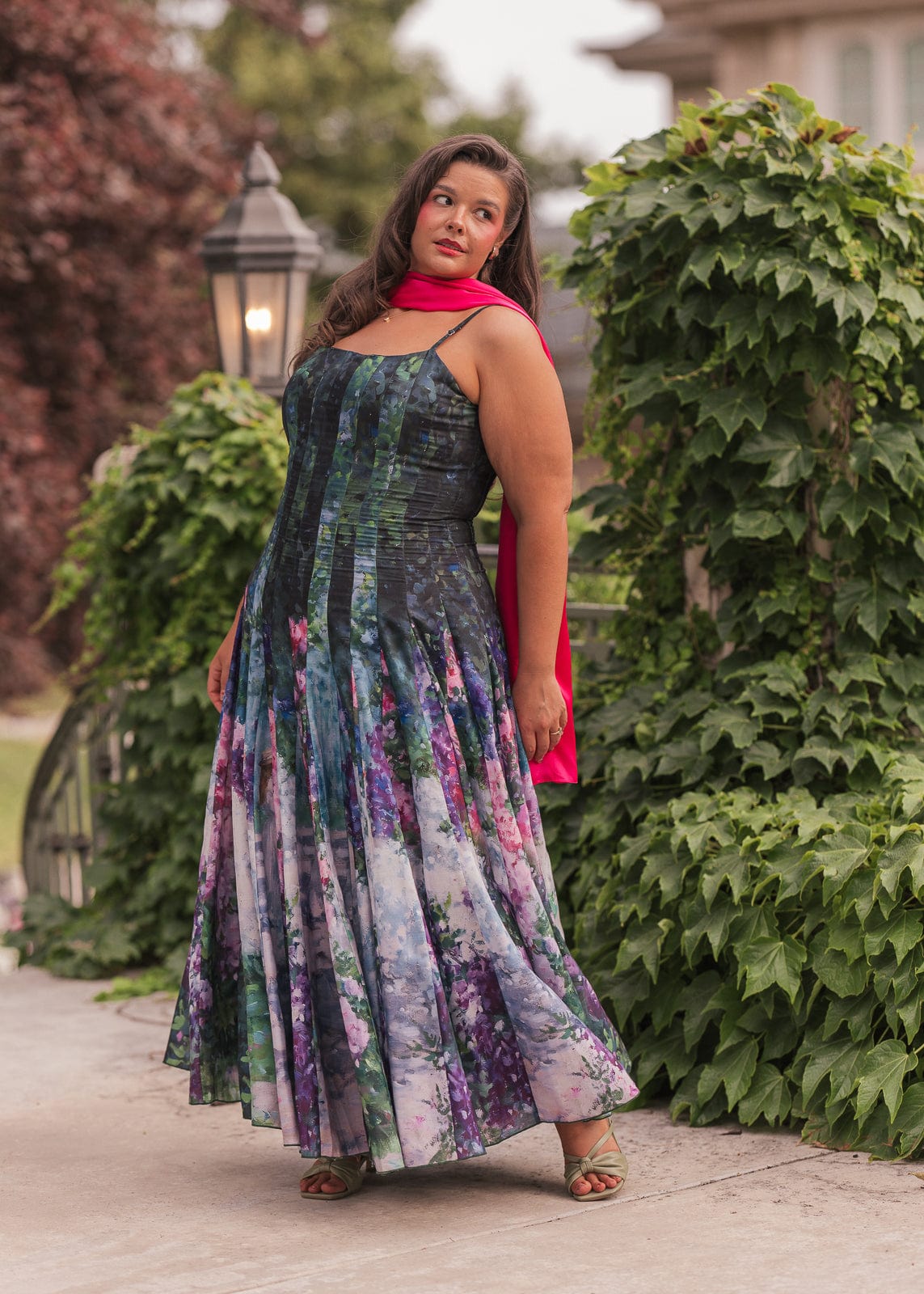 Painted Pallet Monet Floral Maxi Dress