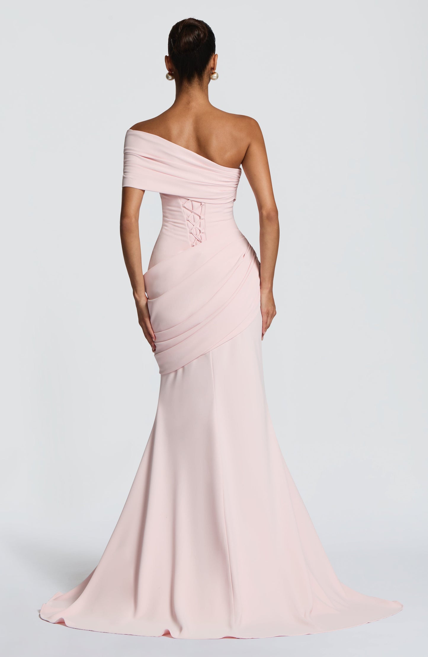 Blush Kasia Plum Brown Gown