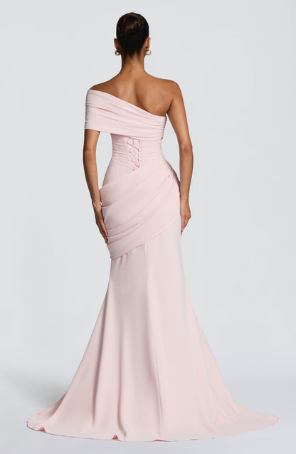 Blush Kasia Plum Brown Gown