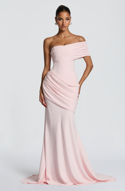 Blush Kasia Plum Brown Gown