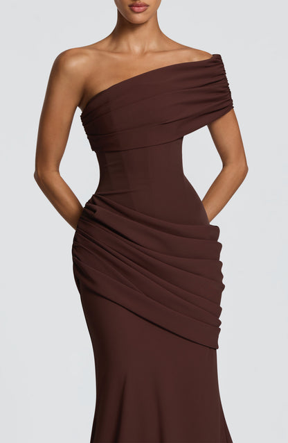 Plum Brown Kasia Plum Brown Gown