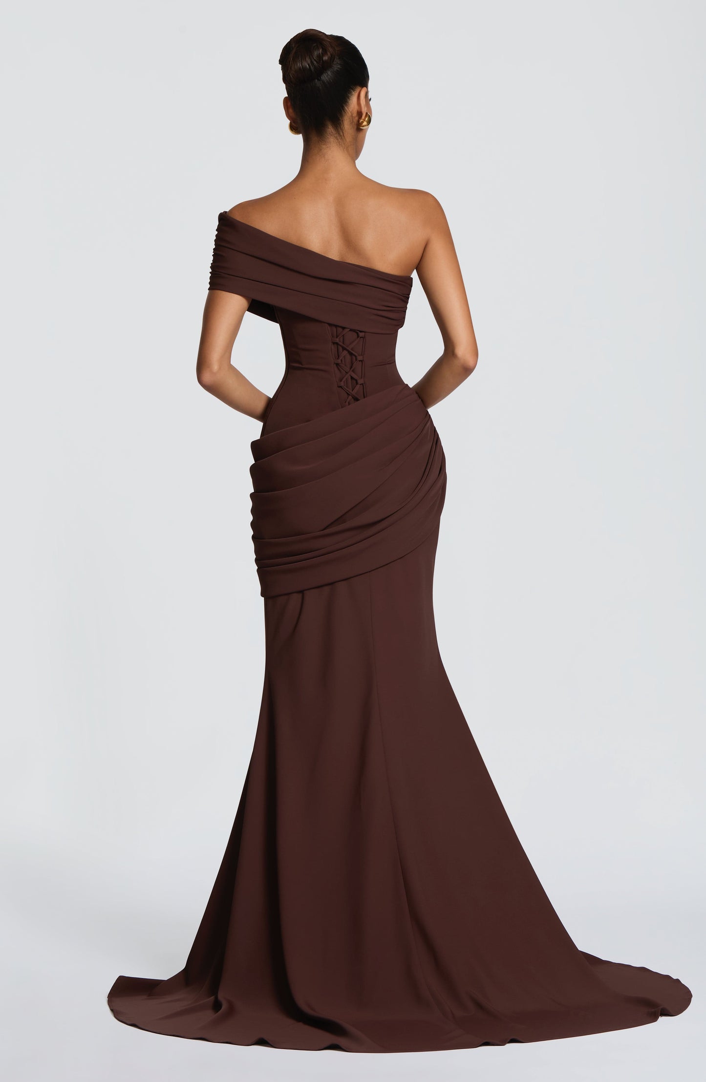 Plum Brown Kasia Plum Brown Gown