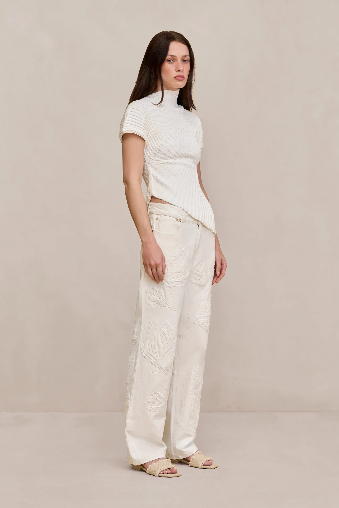 Cult Gaia ANNEMIE knit top