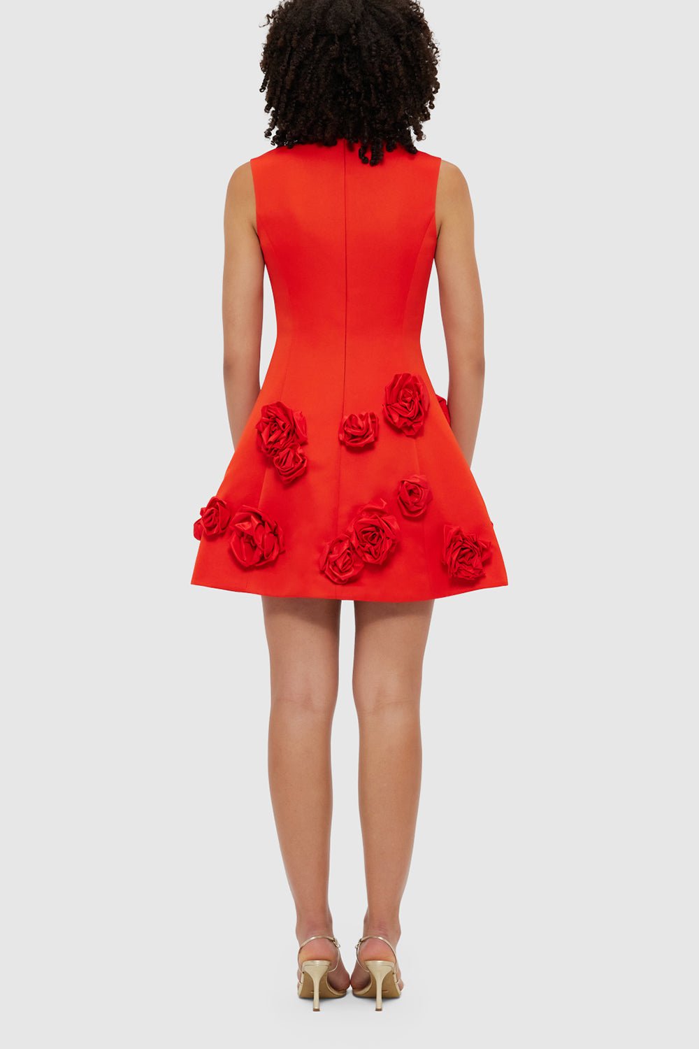 Scarlet Briana Mustard Linen Dress