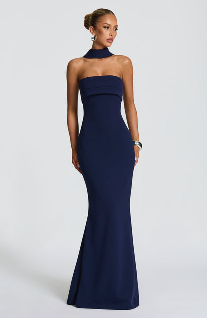 Navy Leura Navy Maxi Dress