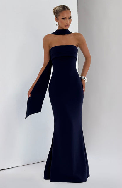 Navy Leura Navy Maxi Dress