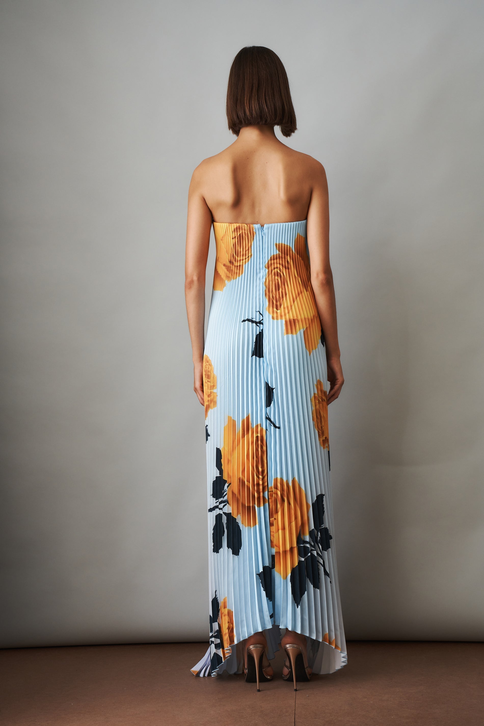 Margot Digital Rose Gown