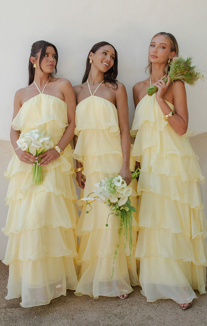Kelsey Chiffon Maxi Dress