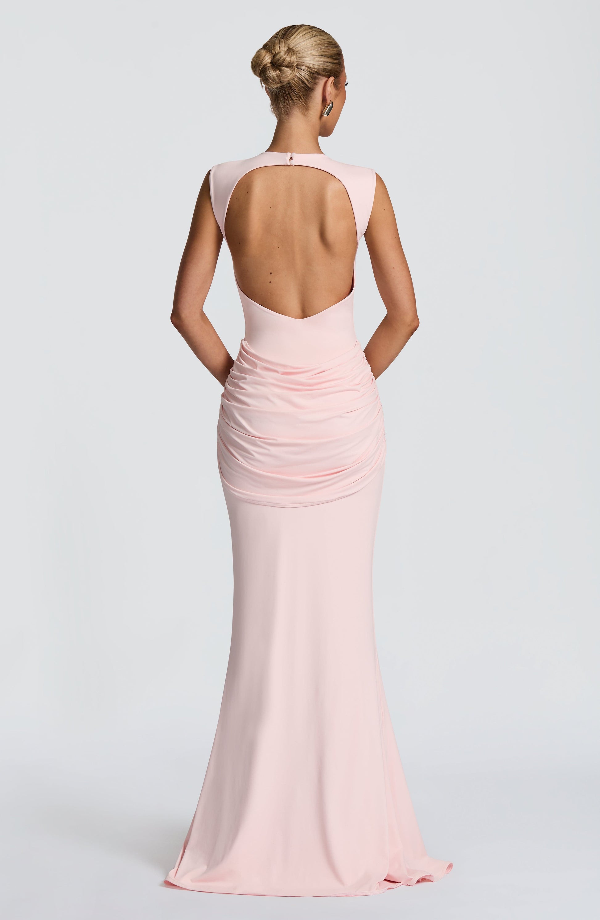 Blush BABYBOO LORENZA MAXI DRESS PLUM BROWN