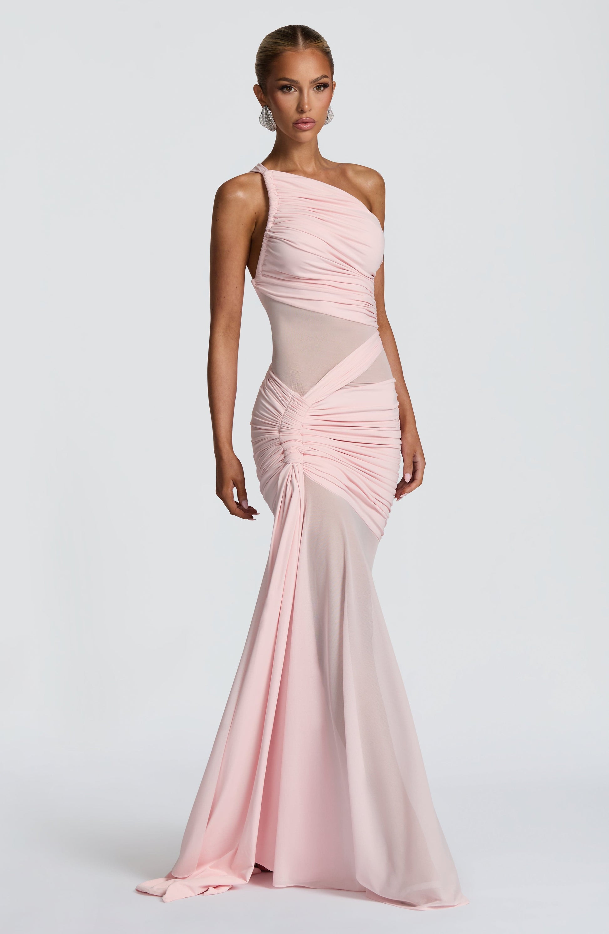 Blush Marianne Plum Maxi Dress