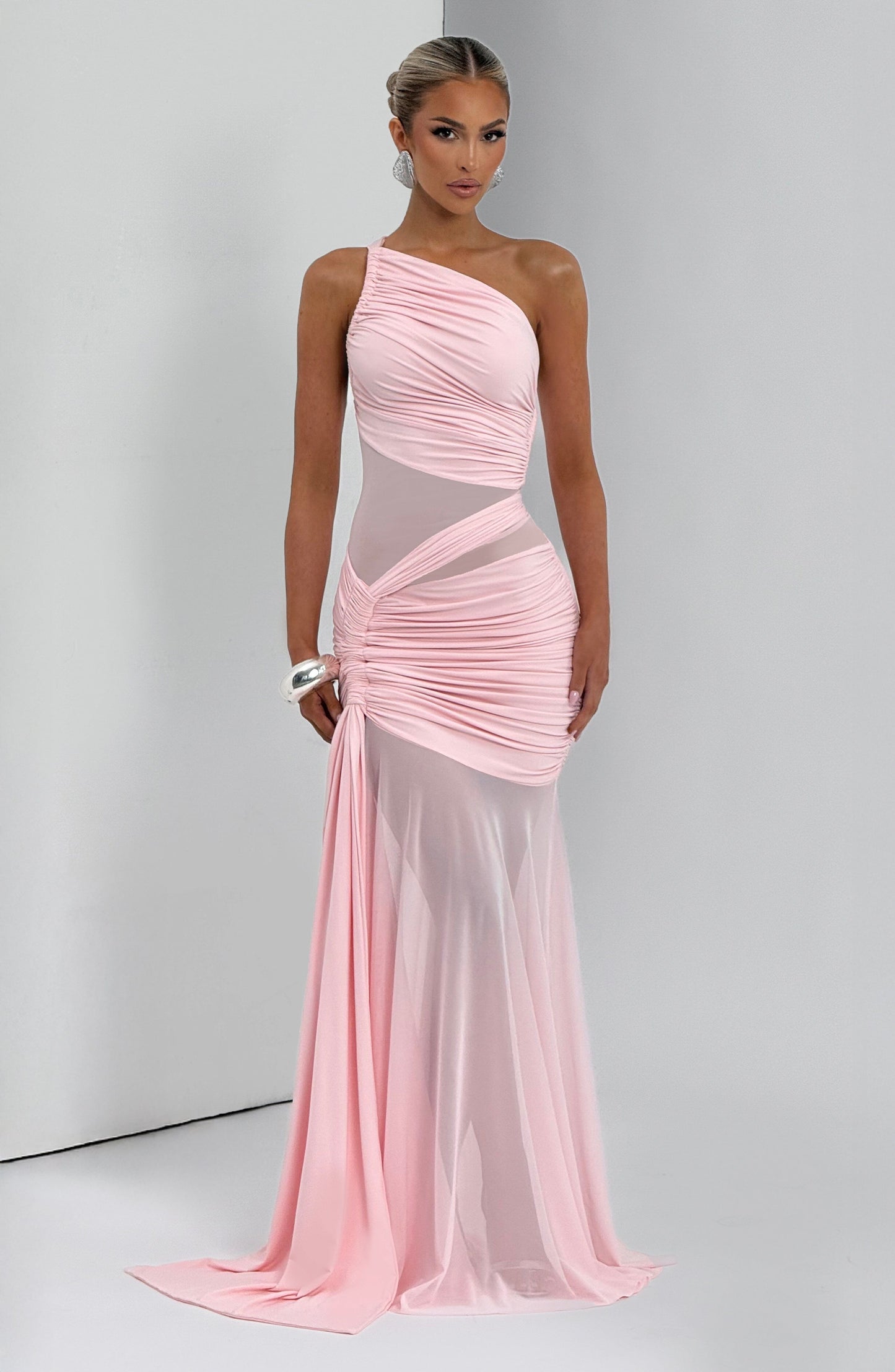 Blush Marianne Plum Maxi Dress