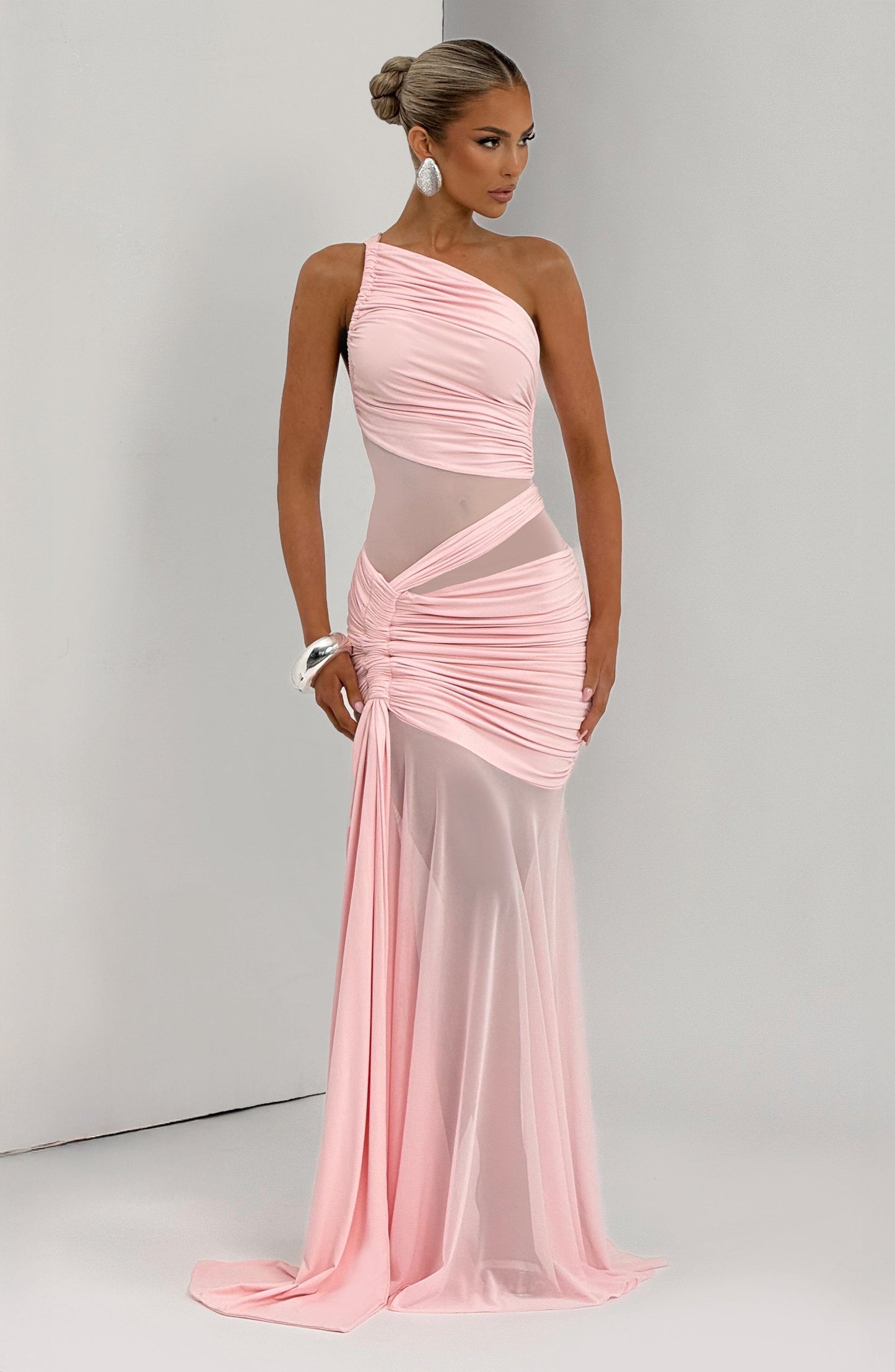 Blush Marianne Plum Maxi Dress