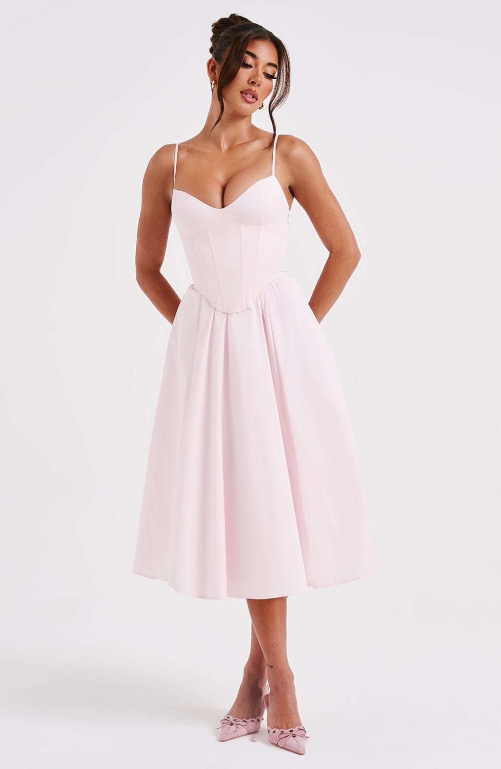 Blush Mariella Lemon Midi Dress