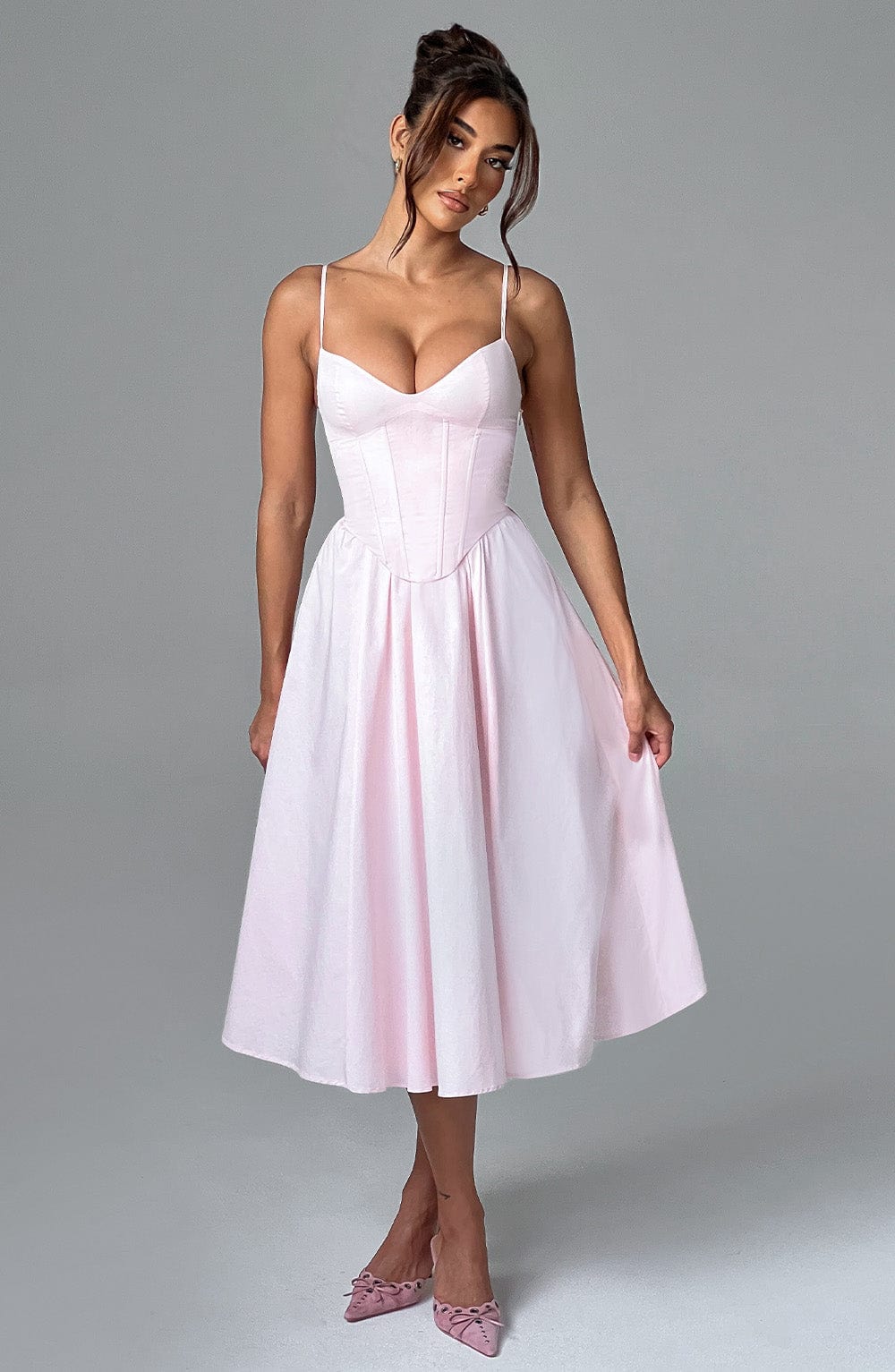 Blush Mariella Lemon Midi Dress