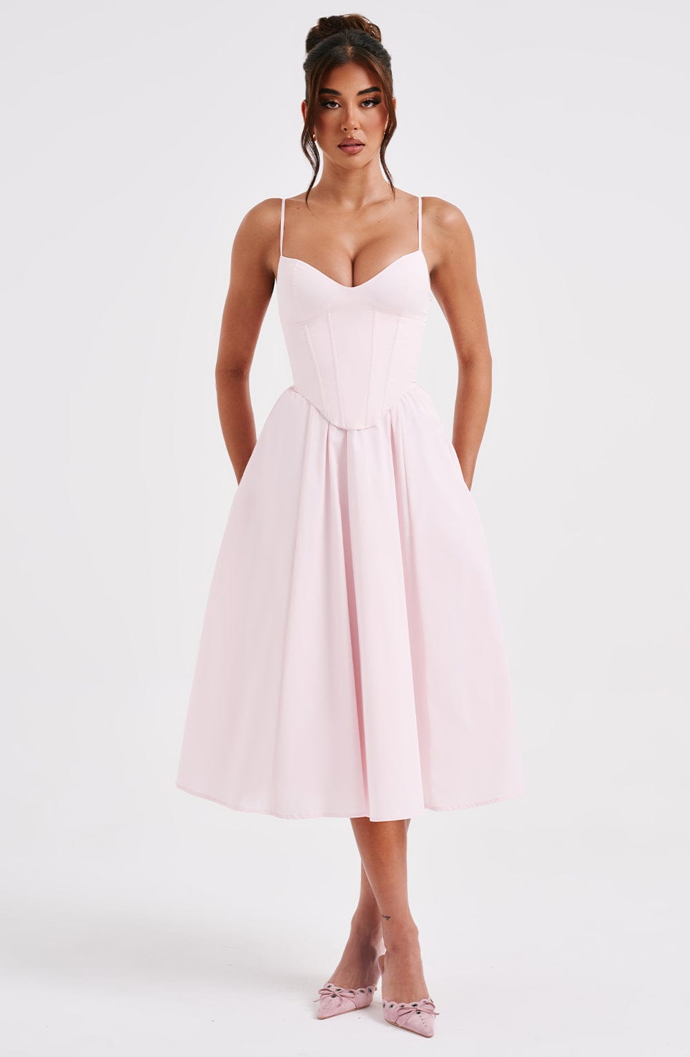 Blush Mariella Lemon Midi Dress