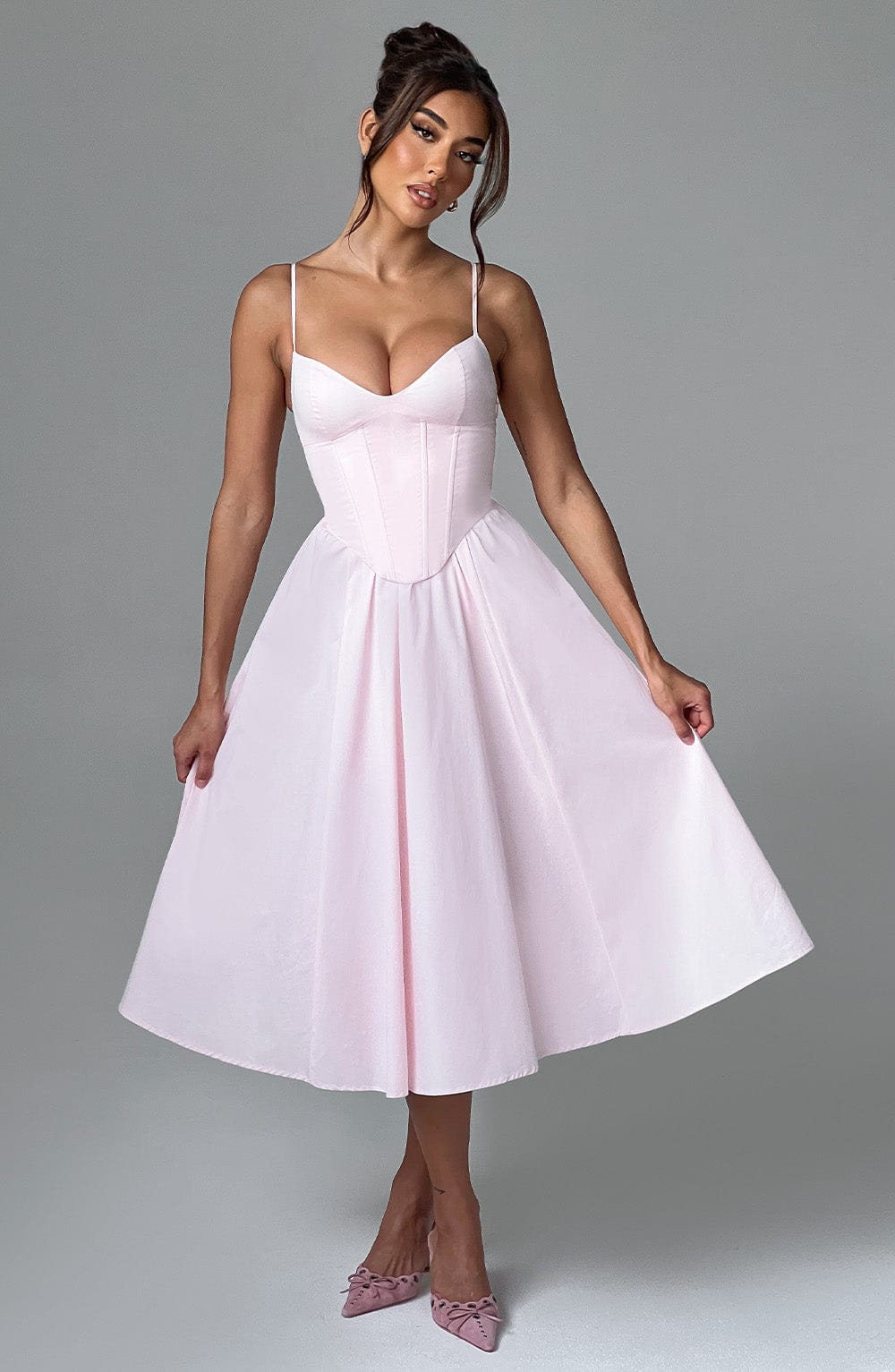 Blush Mariella Lemon Midi Dress