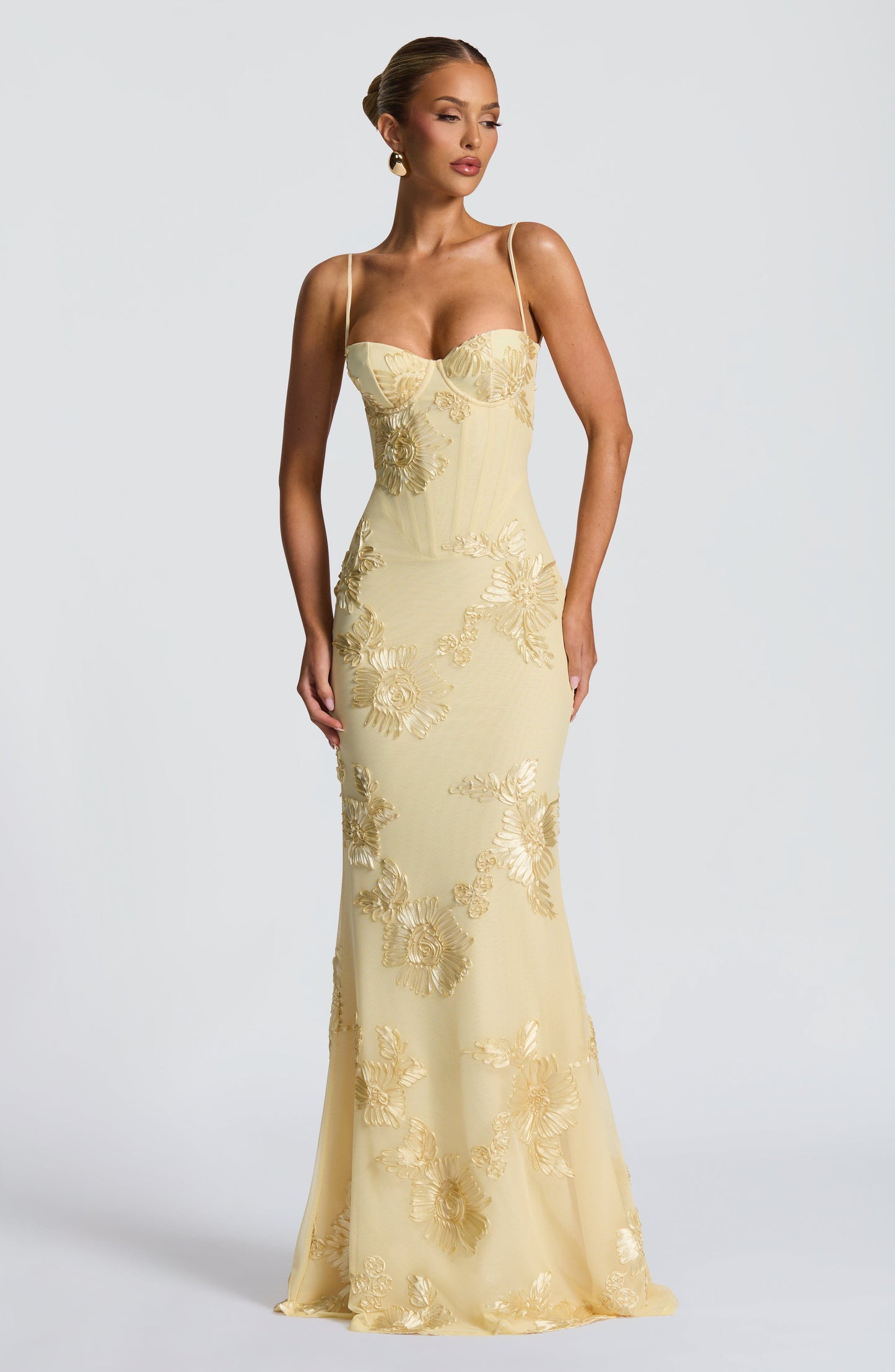 Lemon Nefertiti Plum Maxi Dress