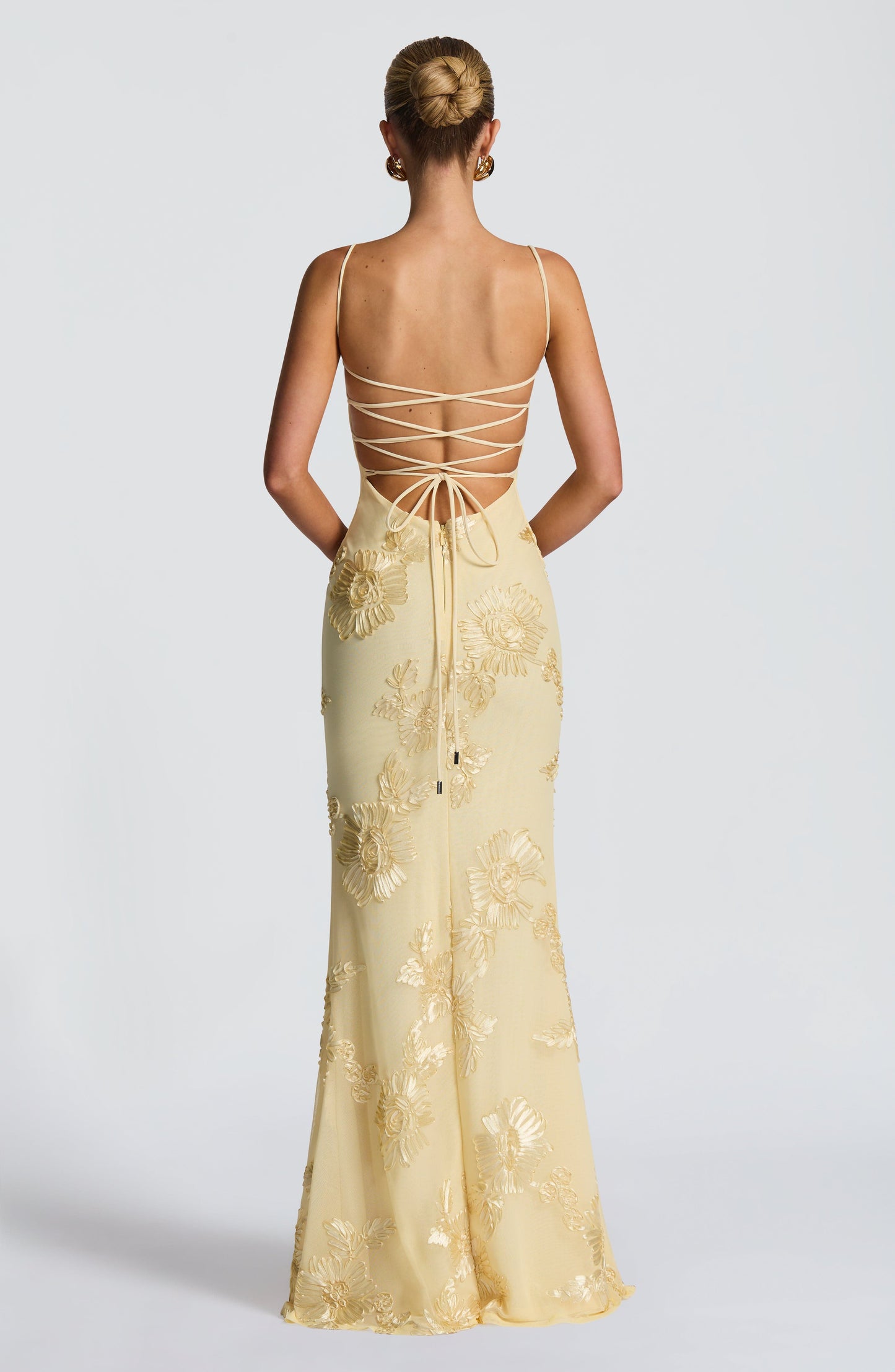 Lemon Nefertiti Plum Maxi Dress