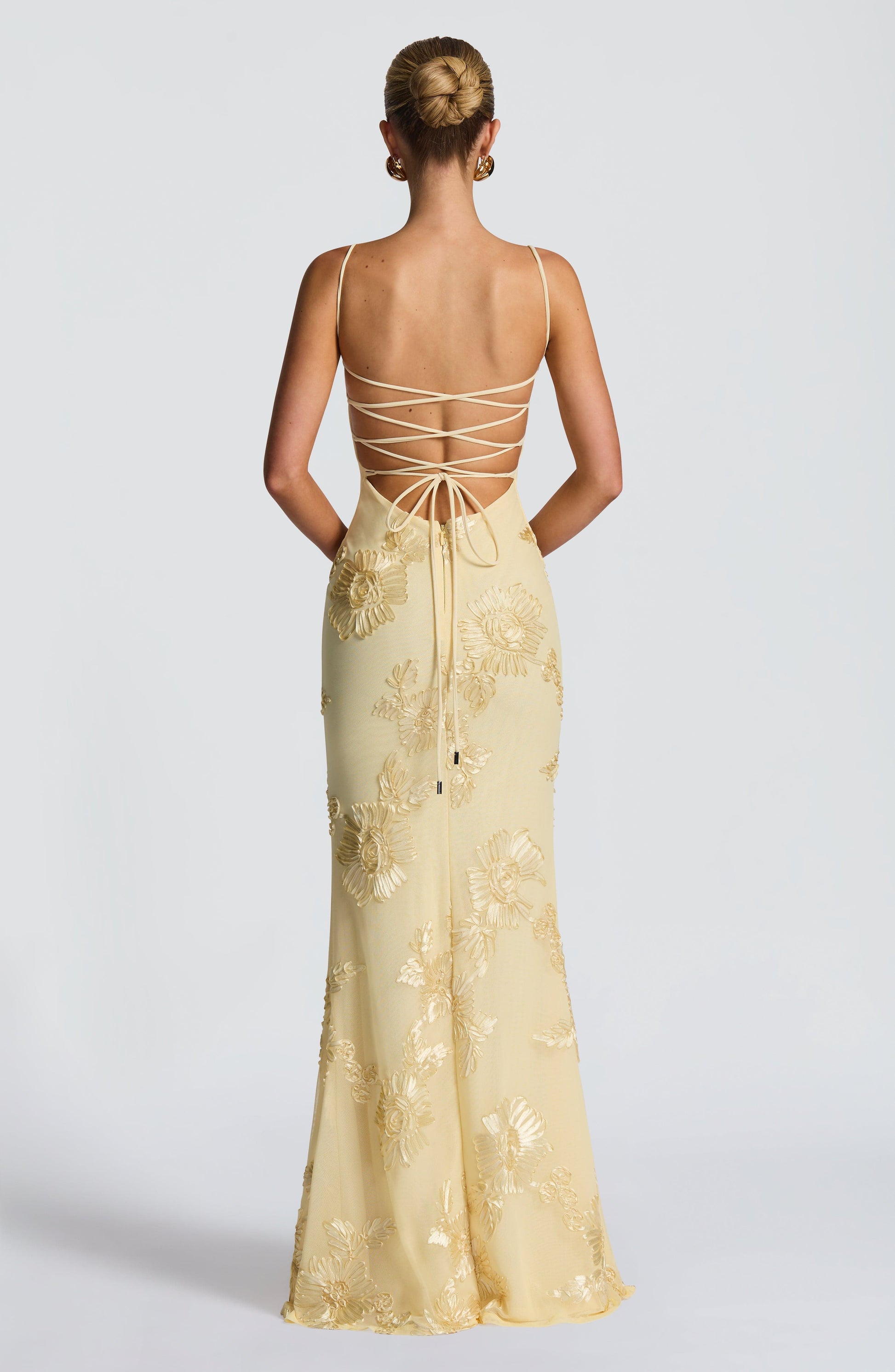 Lemon Nefertiti Plum Maxi Dress