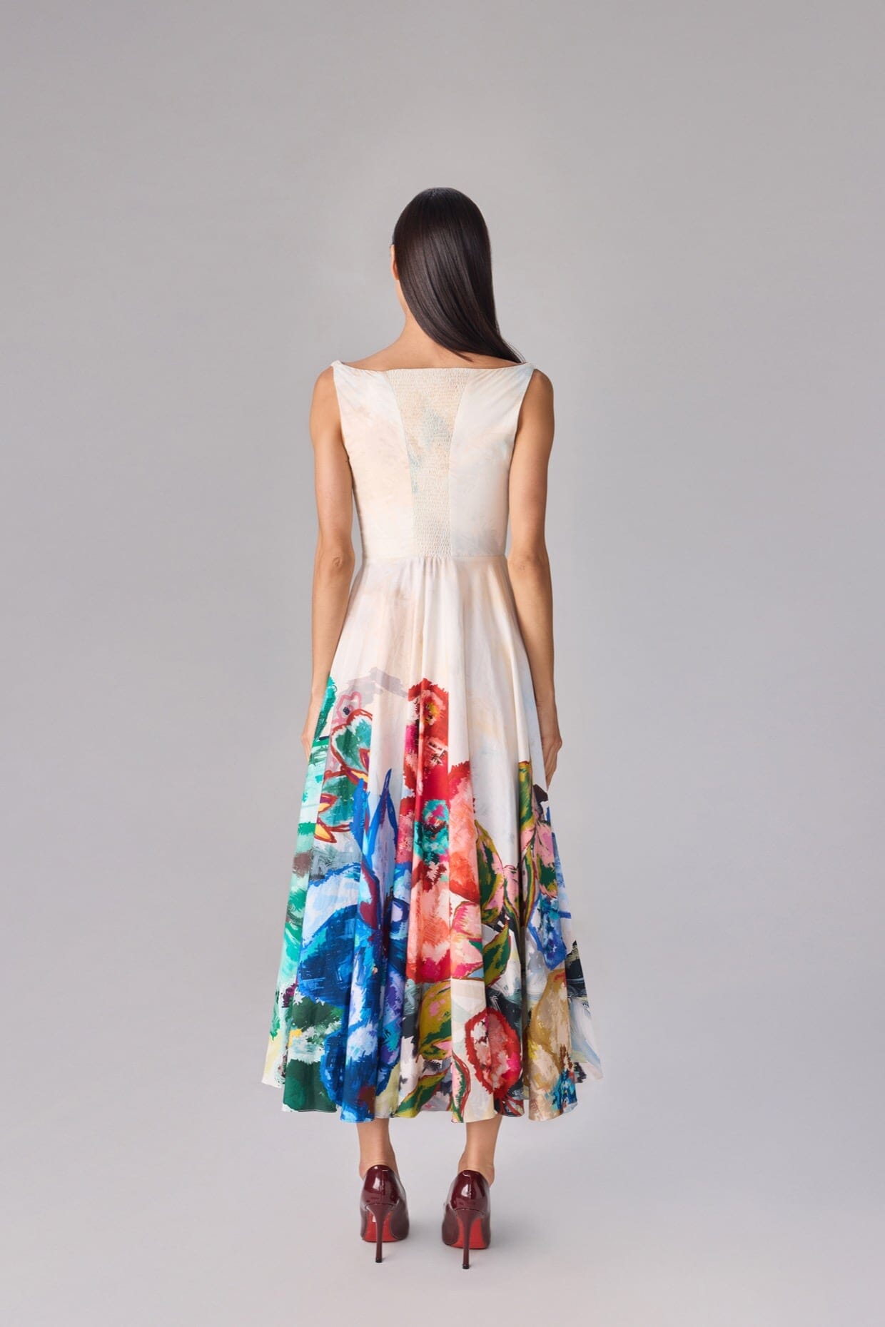 Neva Silk Charmeuse Dress