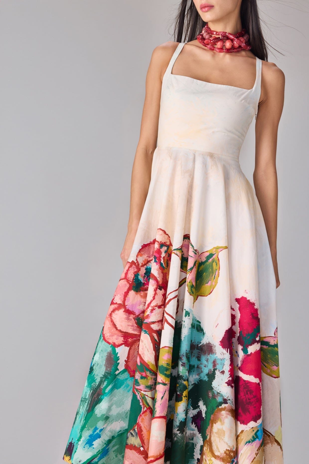 Neva Silk Charmeuse Dress