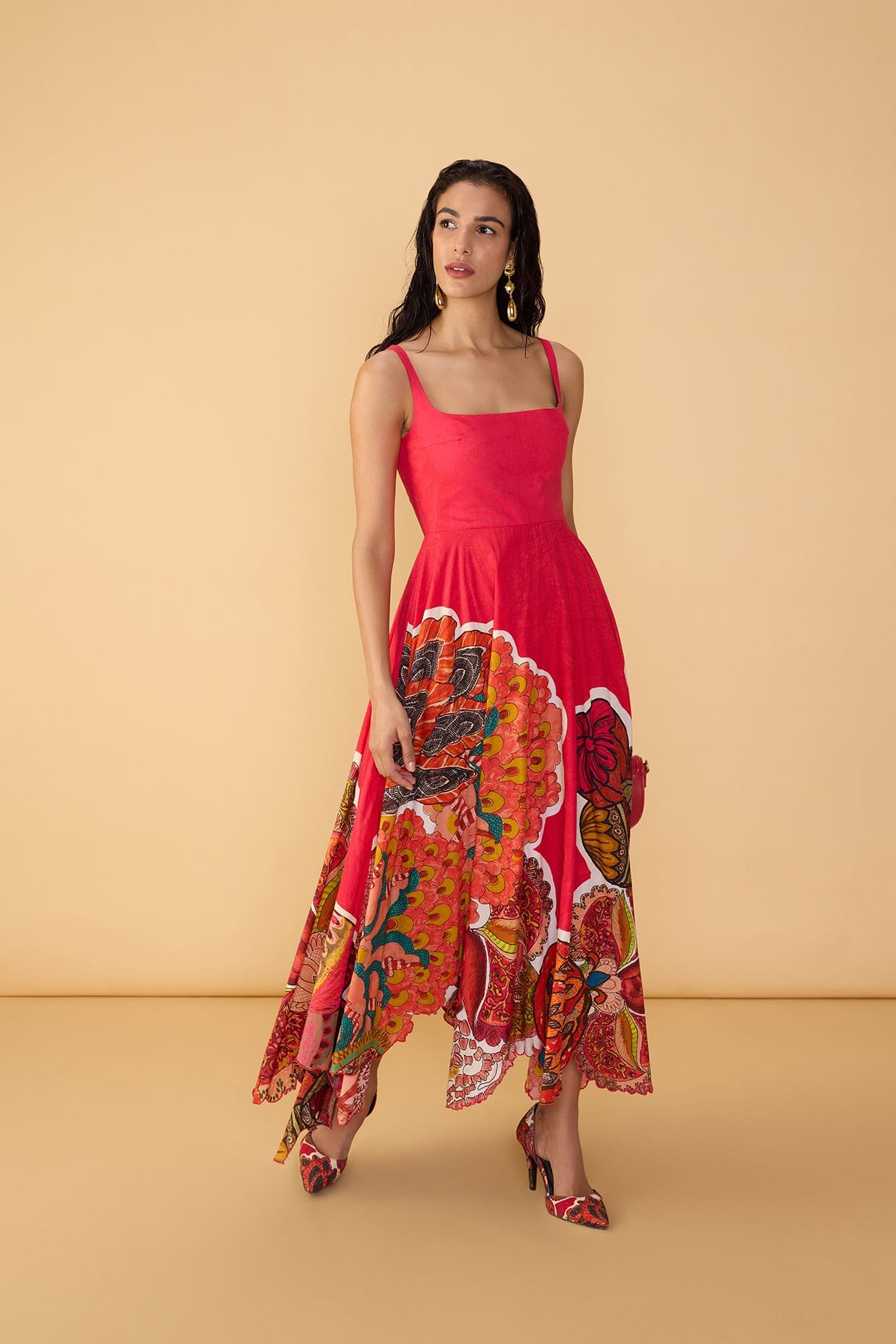 Neva Silk Charmeuse Dress