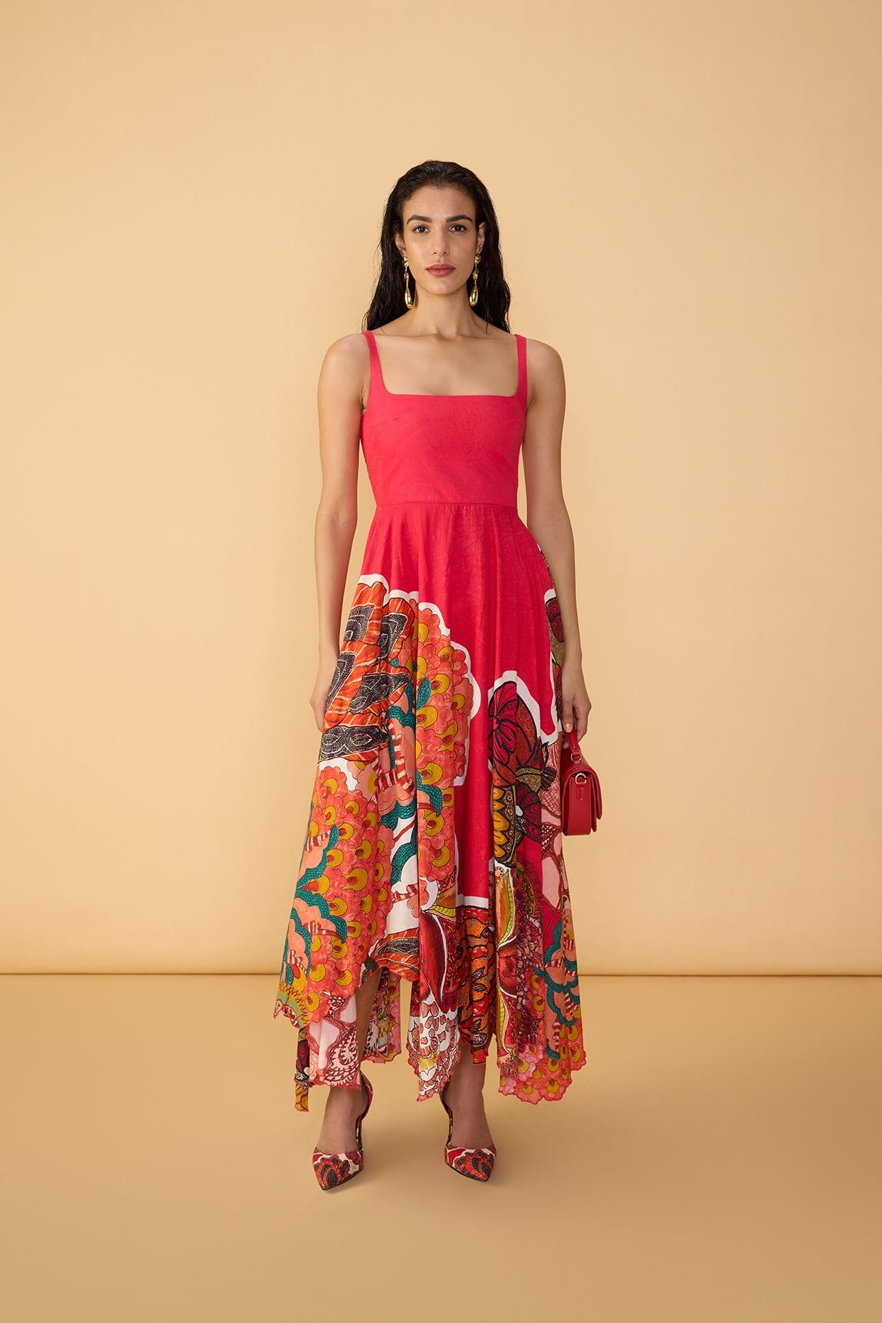 Neva Silk Charmeuse Dress