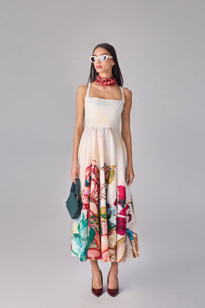 Neva Silk Charmeuse Dress