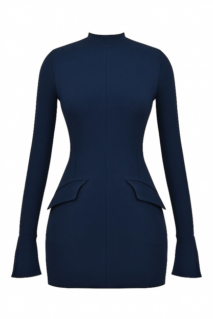 MAHALIA Navy Mini Dress