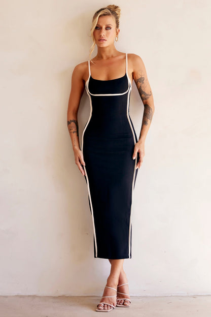 Black One Delia Midi Dress - Blush - XL