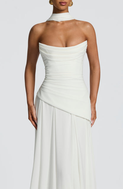 Ivory Patricia Maxi Dress - Blush