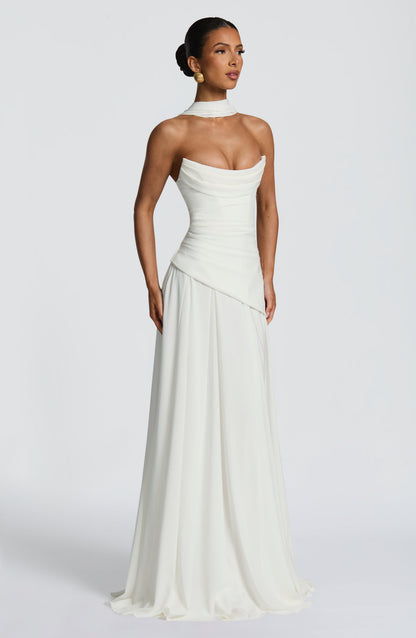Ivory Patricia Maxi Dress - Blush