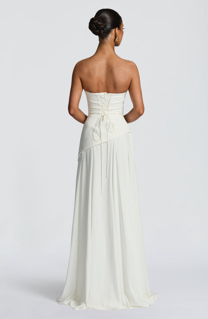 Ivory Patricia Maxi Dress - Blush